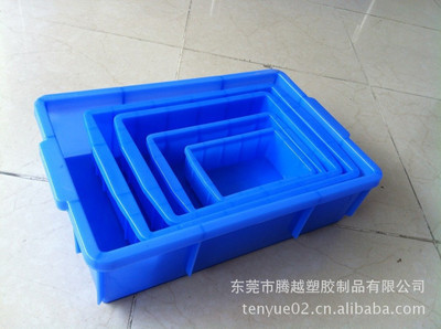 【供应适用各种工厂周转,零件产品周转箱,规格齐全平口零件箱】价格,厂家,图片,塑料箱,东莞市腾越塑胶制品-
