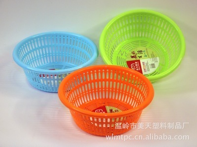 【33cm塑料菜箩【厂家直销】 塑料制品批发 塑料筛 洗菜箩】价格,厂家,图片,其他厨房用品,温岭市美天塑料制品厂-