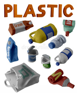 惨样教育插画 反思塑料制品的环保启示